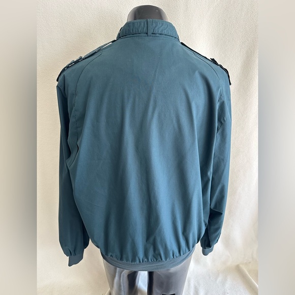 Members Only Jacket Men’s 42L Iconic Members Only Racer Green Full Zip VTG READ* - Picture 3 of 10